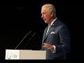 The Prince of Wales delivers a speech at the Our Ocean Conference in Malta