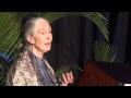 Jane Goodall - Avoided Deforestation Partners REDD+ event, 2011