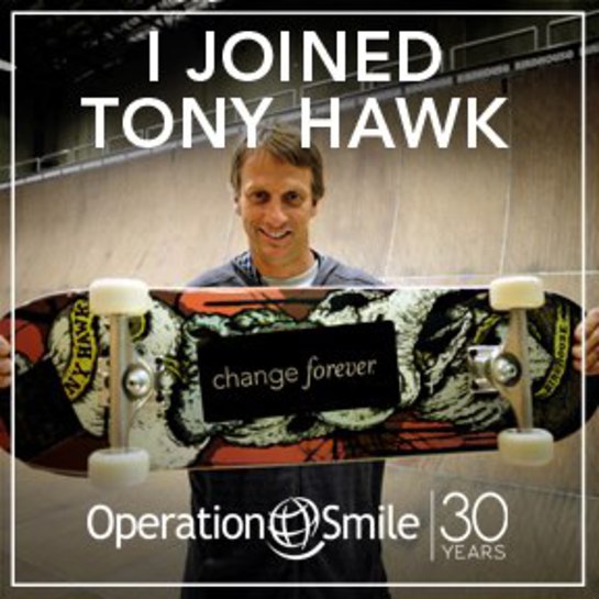 Tony Hawk and Operation Smile