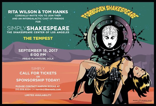 Rita Wilson and Tom Hanks host Forbidden Shakespeare