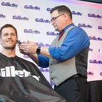 Tom Brady Joined Gillette for a Victory Shave to Benefit Local Boston Charities