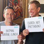 Your Chance To Get Lunch With Matt Damon and Ben Affleck in Los Angeles