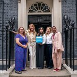 Cat Deeley Joins Campaigners at Downing Street