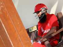 Denmark skipper Hamid Shah struck his maiden List A ton.