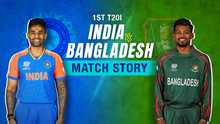 Match Story: Arshdeep & Hardik lead India to dominant win vs Bangladesh|107462