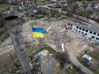 Representative Image: A Ukranian school and its playground struck down in war