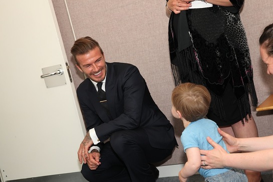 David Beckham Visits Nordoff Robbins
