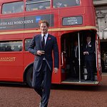 Prince Harry Welcomes Poppy Bus To Buckingham Palace