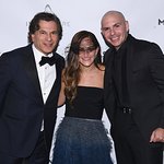 Pitbull Wows The Crowd At Daniel E. Straus CareOne Masquerade Ball