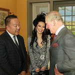 Beverly Hills Couple Meet Prince Charles At Health Facility Opening
